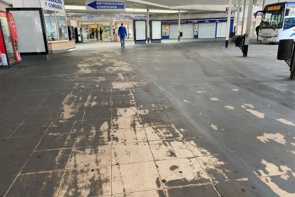 Estado de la Estación de Autobuses de Valladolid