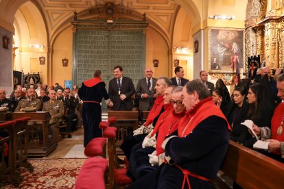 Un momento de la Misa de Autoridades de las Angustias de Valladolid.