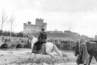 Fotografía del rodaje de la película El Cid