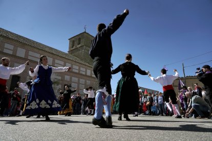Celebración de la fiesta de Castilla y León en Villalar de los Comuneros.