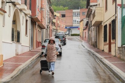 Una calle de este municipio vallisoletano.