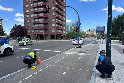 El atropello se producía en avenida Gloria Fuertes de Valladolid.