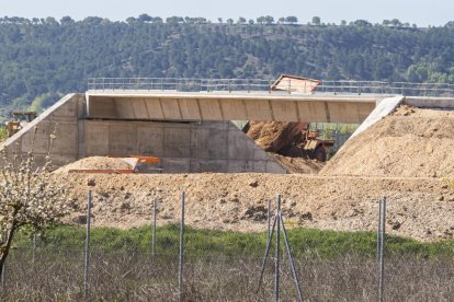Obras de la Autovía del Duero en Valladolid.