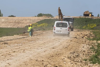 Obras de la Autovía del Duero en Valladolid.