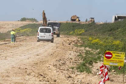 Obras de la Autovía del Duero en Valladolid.