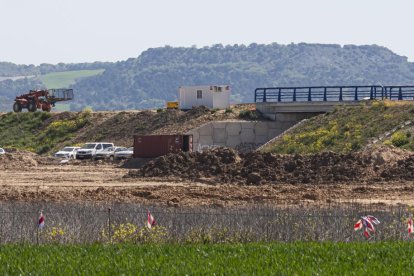 Obras de la Autovía del Duero en Valladolid.