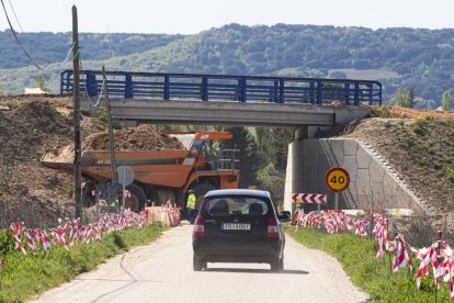 Obras de la Autovía del Duero en Valladolid.