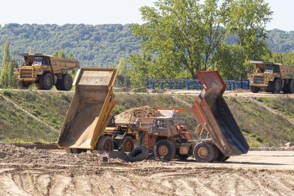 Obras de la Autovía del Duero en Valladolid.