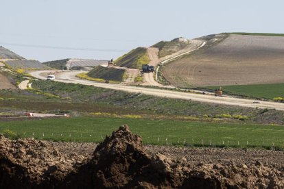 Obras de la Autovía del Duero en Valladolid.