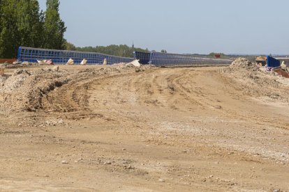 Obras de la Autovía del Duero en Valladolid.