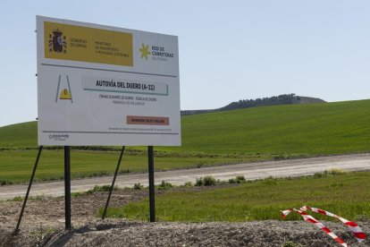 Obras de la Autovía del Duero en Valladolid.