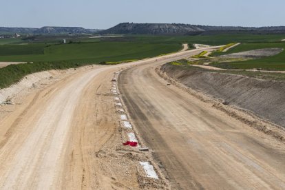 Obras de la Autovía del Duero en Valladolid.