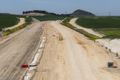 Obras de la Autovía del Duero en Valladolid.