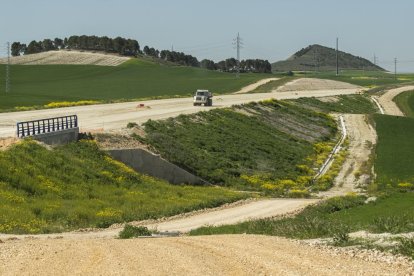 Obras de la Autovía del Duero en Valladolid.