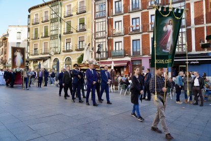 Celebración de la Procesión de la Divina Misericordia de Valladolid.