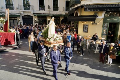 Celebración de la Procesión de la Divina Misericordia de Valladolid.