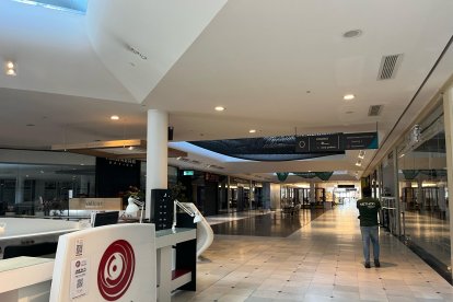 Estado de Vallsur y Rio Shopping durante el apagón