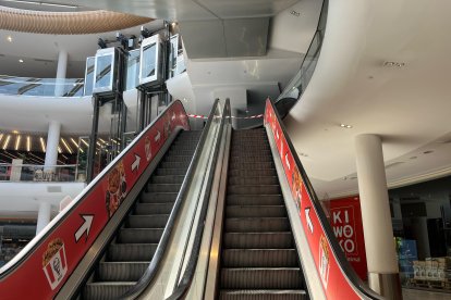 Estado de Vallsur y Rio Shopping durante el apagón