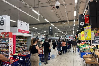 Estado de Vallsur y Rio Shopping durante el apagón