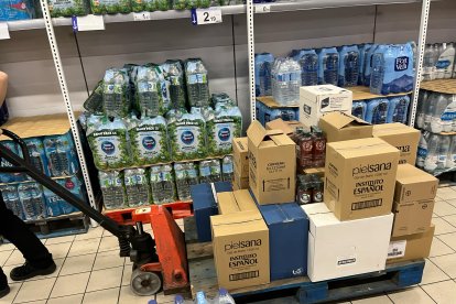 Estado de Vallsur y Rio Shopping durante el apagón