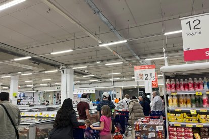 Estado de Vallsur y Rio Shopping durante el apagón