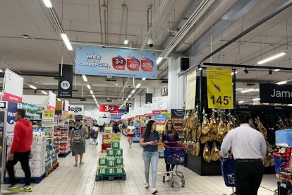 Estado de Vallsur y Rio Shopping durante el apagón