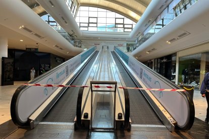 Estado de Vallsur y Rio Shopping durante el apagón