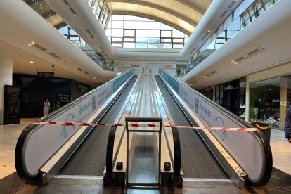 Estado de Vallsur y Rio Shopping durante el apagón