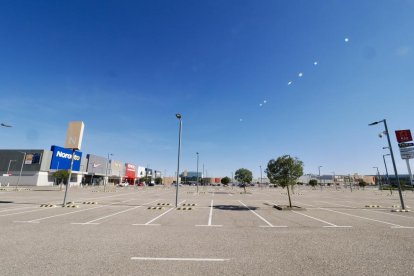 Estado de Vallsur y Rio Shopping durante el apagón