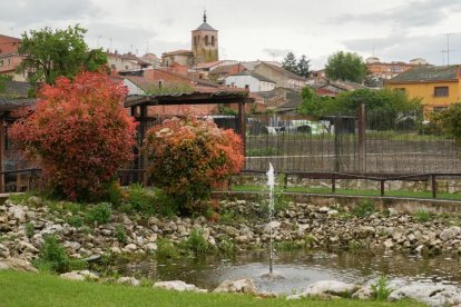 Vista de Olmedo desde el Parque Temático Mudéjar