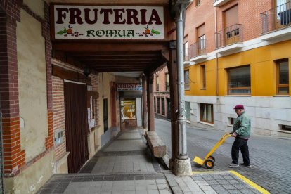 Frutería Romua en la plaza Mayor