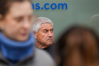 Concentración por Esther López a las puertas de los juzgados