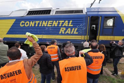 Despedida de la línea ferroviaria de Ariza.