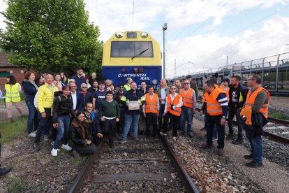 Despedida de la línea ferroviaria de Ariza.
