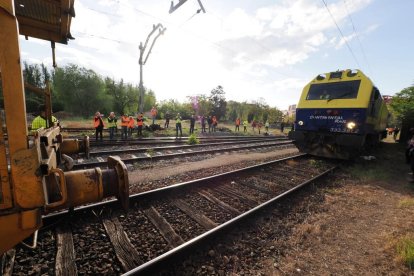 Despedida de la línea ferroviaria de Ariza.
