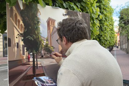 Participante en el entorno de la Casa-Museo Zorrilla