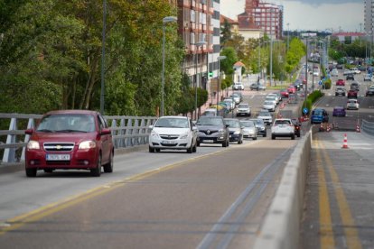 Obras en el viaducto de Arco Ladrillo