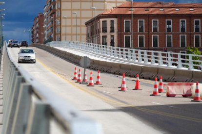 Obras en el viaducto de Arco Ladrillo