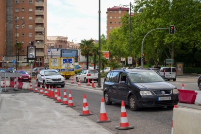 Obras en el viaducto de Arco Ladrillo