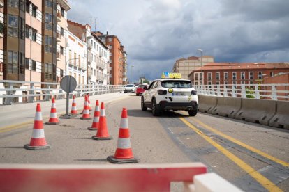 Obras en el viaducto de Arco Ladrillo
