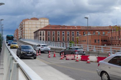 Obras en el viaducto de Arco Ladrillo