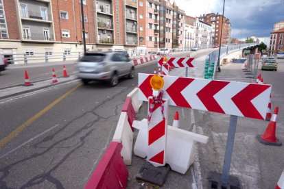 Obras en el viaducto de Arco Ladrillo