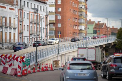 Obras en el viaducto de Arco Ladrillo