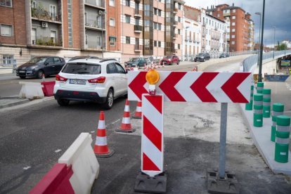 Obras en el viaducto de Arco Ladrillo