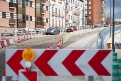 Obras en el viaducto de Arco Ladrillo