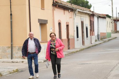 Calixto Alonso con Teodora Rodríguez