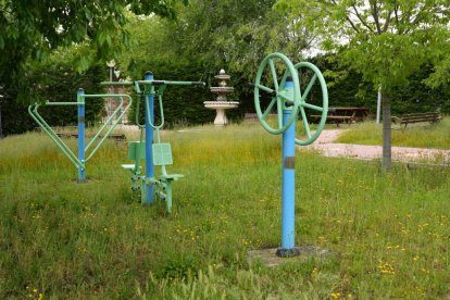 Zona para hacer ejercicio en la plaza El Castillo