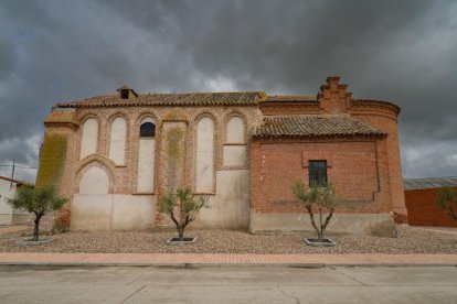 Parte de atrás de la iglesia de San Juan Bautista