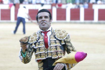 Emilio de Justo, durante la corrida de San Pedro Regalado.