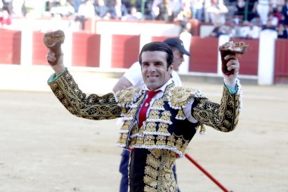 Emilio de Justo, durante la corrida de San Pedro Regalado.